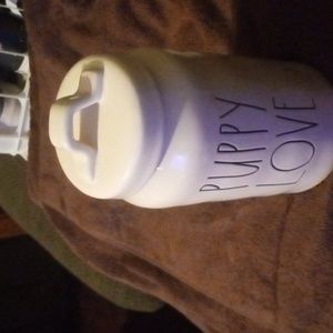 Rae Dunn PUPPY LOVE treat canister